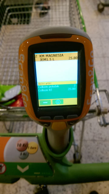 scan and go snímač